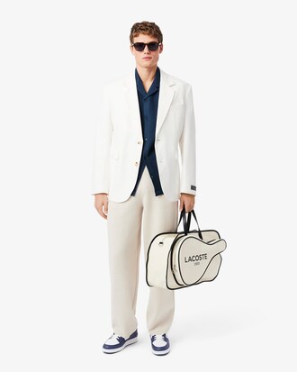 Herren-Sneakers Court Cage aus Leder