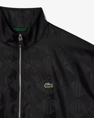 Kurze Sportsuit-Jacke mit Monogramm