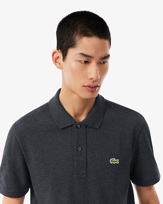 Slim Fit-Polohemd L.12.12 aus Piqu&eacute;