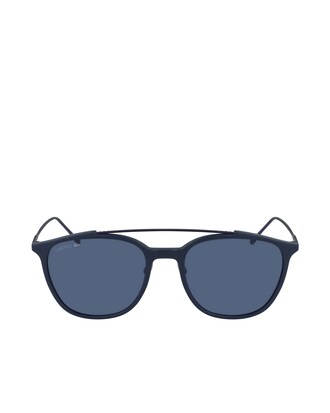 Sonnenbrille mit eckigem Acetatrahmen