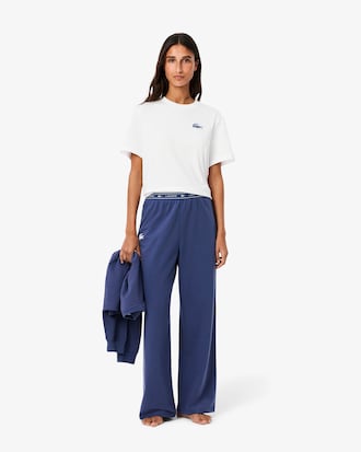 Loungewear-T-Shirt aus Baumwolljersey