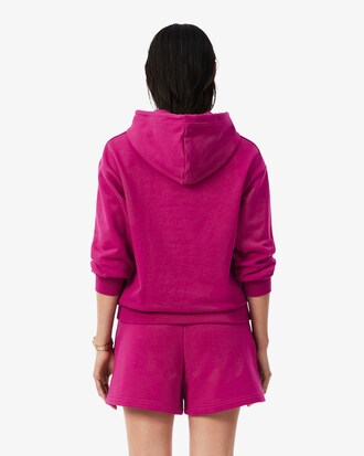 &Uuml;bergro&szlig;er Hoodie aus Fleece