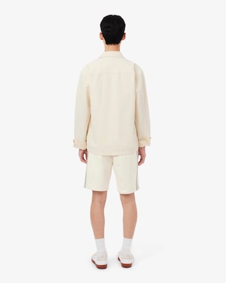 Regular Fit-Shorts aus Fleece mit Colorblock-Design