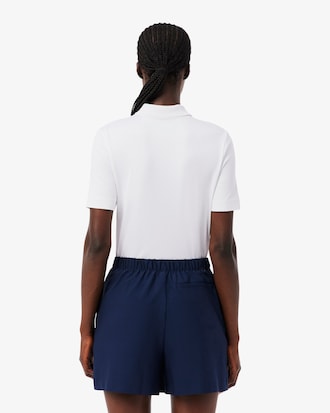 Golf-Polohemd aus Stretchmaterial mit UV-Schutz, Slim Fit
