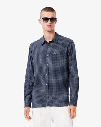 Regular Fit-Hemd aus kariertem Flanell