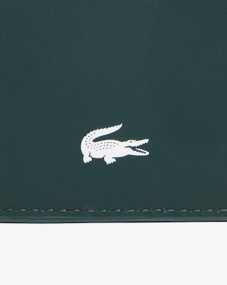 Gep&auml;ckschild Runway aus bedrucktem Leder