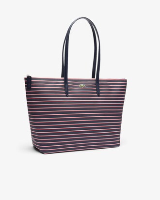 Große Tote Bag L.12.12 Concept mit Streifen