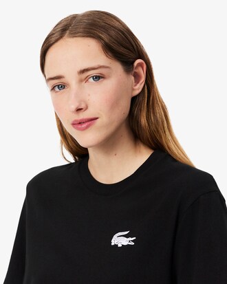 Loungewear-T-Shirt aus Baumwolljersey