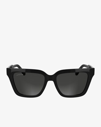 Rechteckige Brille mit Monogramm