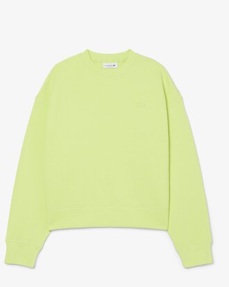 &Uuml;bergro&szlig;es Sweatshirt aus doppelseitigem Jersey