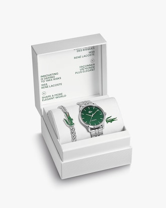 Herrenuhr und Armband im Set