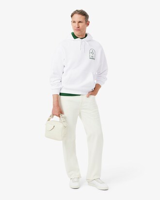 Loose Fit-Hoodie mit Print
