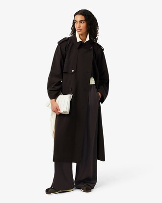 Oversized-Hose aus Stretch-Satin