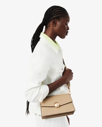 Ledertasche Tennis Bliss mit Klappverschluss