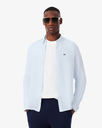 Regular Fit-Leinenhemd