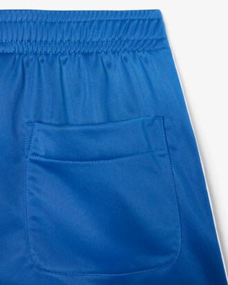 Pointelle-Shorts aus Satin-Jersey mit Streifen