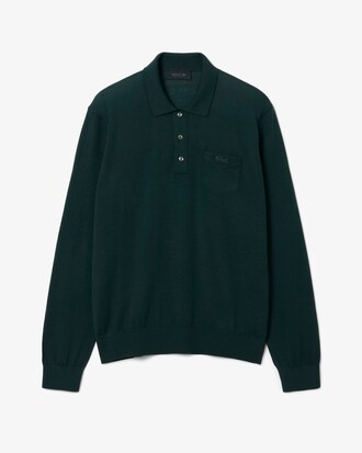 Pullover Runway aus Merinowolle mit Polokragen