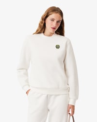 Sweatshirt mit Rundhalsausschnitt und Badge