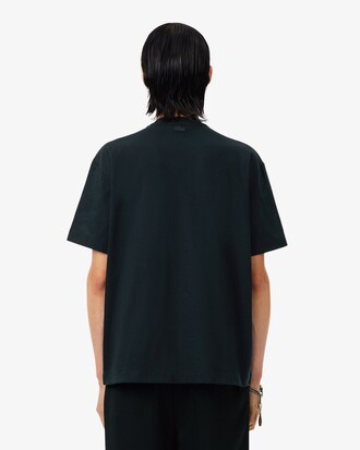 T-Shirt Runway mit perlenbesetztem Krokodil