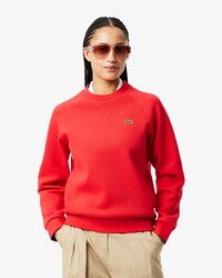 Sweatshirt aus Piqué mit Rundhalsausschnitt