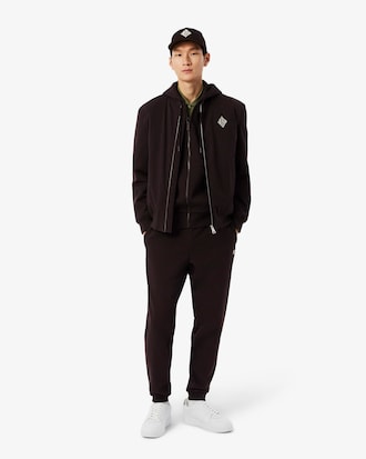 Hoodie aus Fleece mit Rei&szlig;verschluss