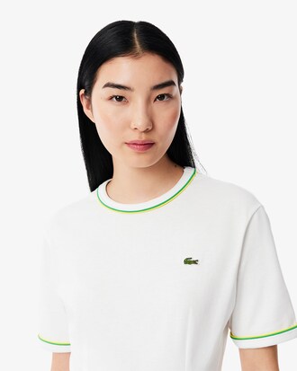 T-Shirt-Kleid mit Kontrasteinfassung aus Jersey