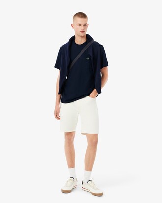 Baumwoll-T-Shirt mit Brusttasche