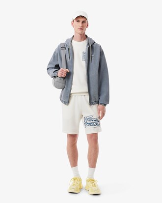 Sweatshirt aus Fleece mit grafischem Druck