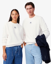 Sweatshirt aus Fleece mit Print