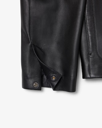 Kurze Lederjacke