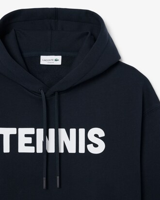 Hoodie mit Tennis-Print