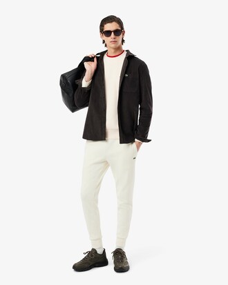 Sweatshirt aus Fleece mit Rundhalsausschnitt