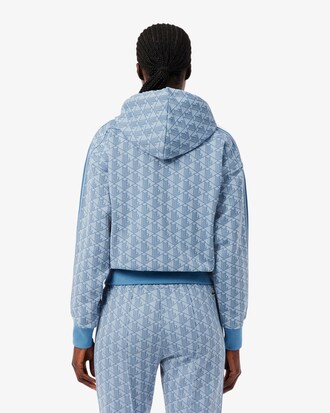 Hoodie aus Jacquard mit Monogramm