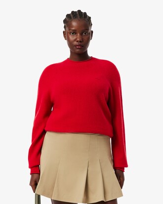 Pullover aus 3D-Strick Tuchwolle
