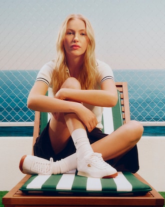 Damen-Sneakers Club-Low aus Leder