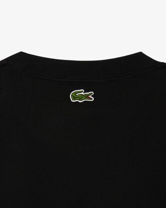 T-Shirt mit langen Ärmeln und Lacoste-Print