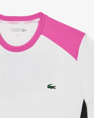 Sport-T-Shirt mit Colorblock-Design und XL-Print