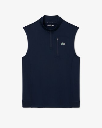 Layering-Golfweste mit Viertel-Reißverschluss