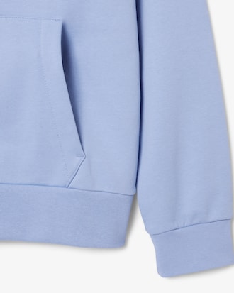 Hoodie aus Fleece mit Colorblock-Design