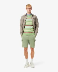 Cargo-Shorts aus Baumwollfleece