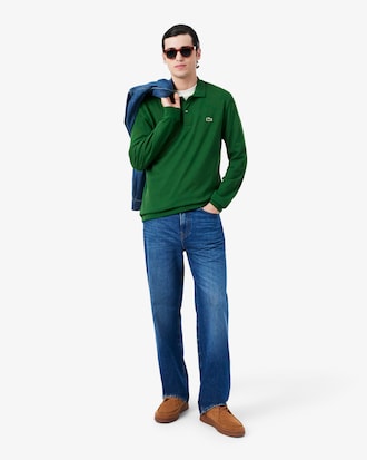 Classic Fit-Polohemd L.12.12 mit langen &Auml;rmeln