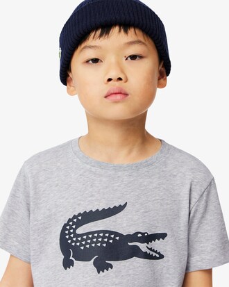 Oversized Tennis-T-Shirt aus technischer Baumwolle