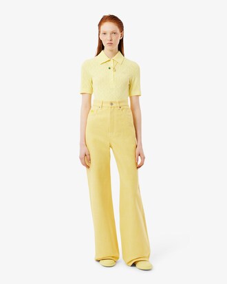 Denim-Jeans Runway mit weitem Schnitt