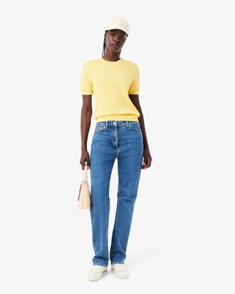 Pullover aus 3D-Strick mit kurzen &Auml;rmeln