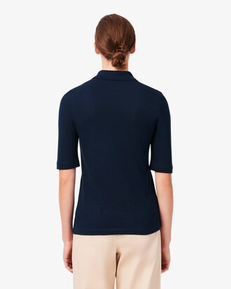 Slim Fit-Polohemd L.12.D mit Dreiviertel&auml;rmeln