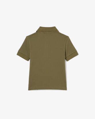 Polohemd aus Piqu&eacute; mit Colorblock-Design