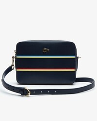 Damen CHANTACO Tasche aus gestreiftem Piqu&eacute;-Leder