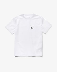 Damen T-Shirt aus Baumwoll-Popeline mit Palmen-Croc-Motiv