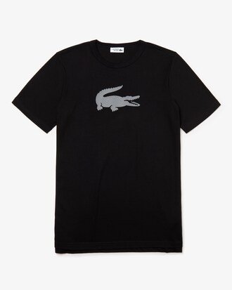 Herren LACOSTE SPORT T-Shirt aus Baumwolle mit Krokodil