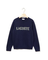 Jungen-Pullover mit aufgestickten Krokodilen und LACOSTE Schriftzug